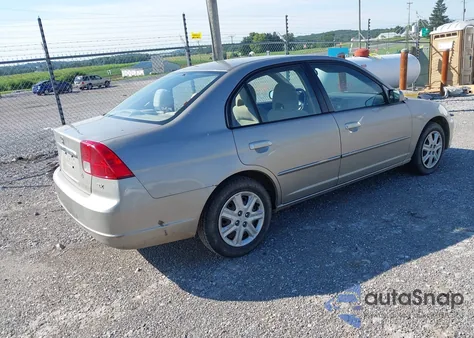 2003 Honda Civic Ex из США, поврежденный, VIN 2HGES26753H525380
